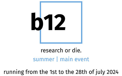 Come and dance with me at b12 festival in Berlin this summer!
